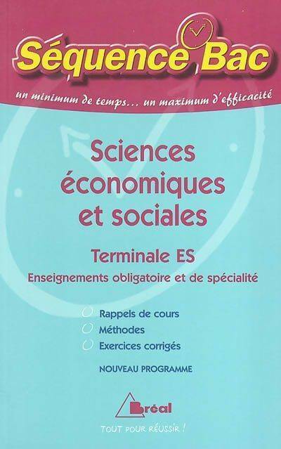 Livrenpoche : Sciences économiques et sociales Terminale ES - Chantal Buhour - Livre