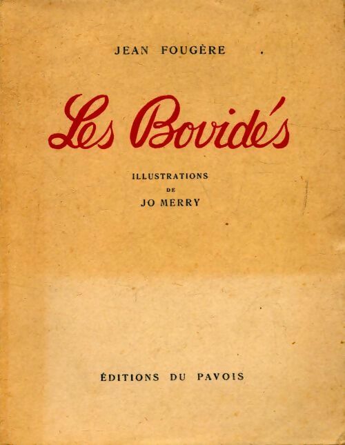 Livrenpoche : Les bovidés - Jean Fougère - Livre