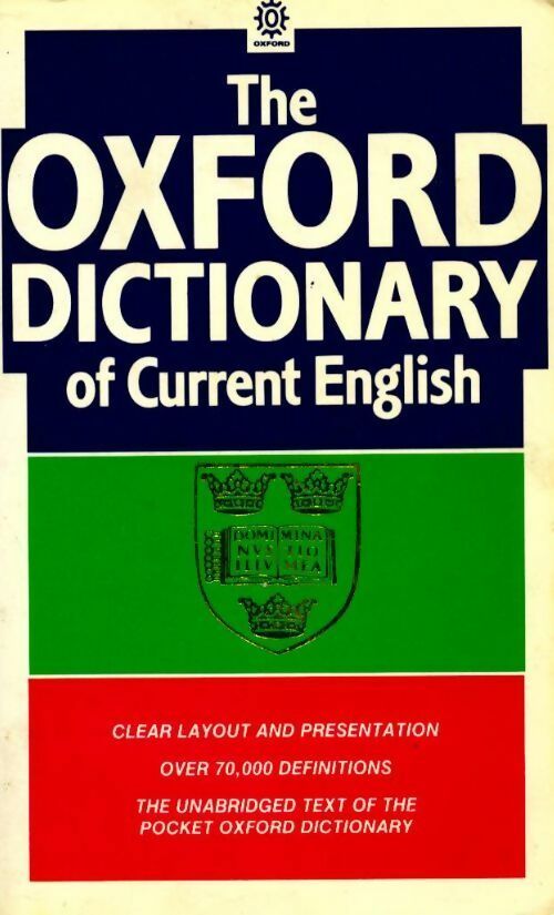 Livrenpoche : The Oxford dictionary of current english - Jennifer Seidl - Livre