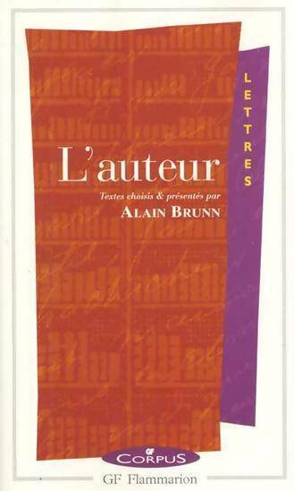 Livrenpoche : L'auteur - Alain Brunn - Livre