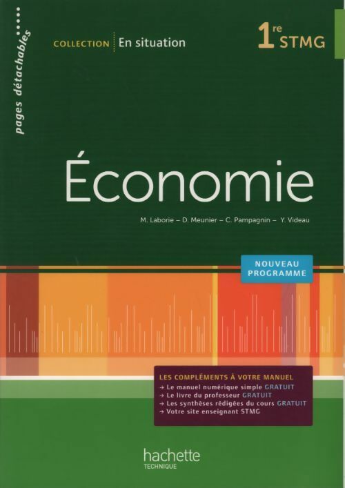 Livrenpoche : Economie première STMG - M. Laborie - Livre