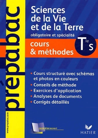 Livrenpoche : Sciences de la vie et de la terre Terminale S. Cours & méthodes - Jacques Bergeron - Livre