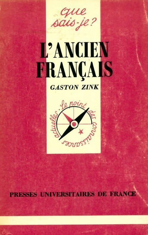 Livrenpoche : L'ancien français - Gaston Zink - Livre
