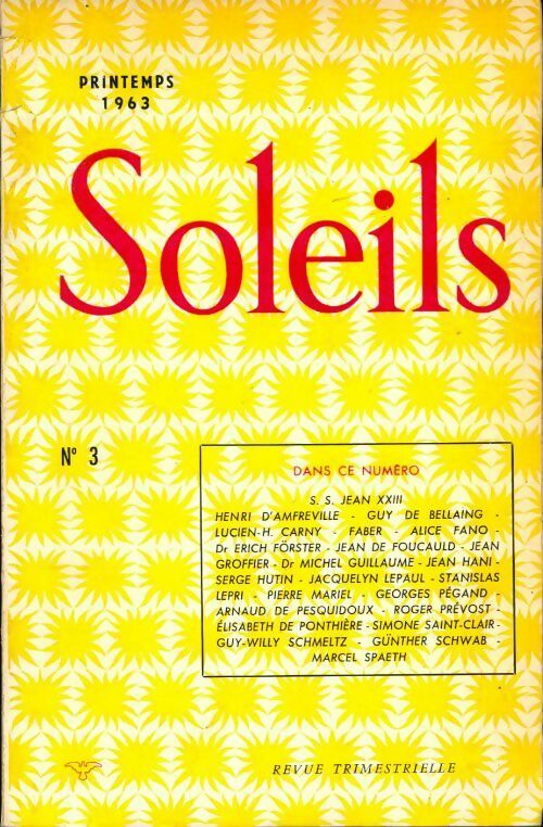 Livrenpoche : Soleils n°3 - Collectif - Livre