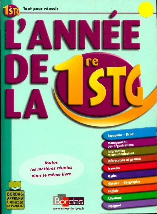 Livrenpoche : L'année de la 1ère STG - Xavier Cadoret - Livre