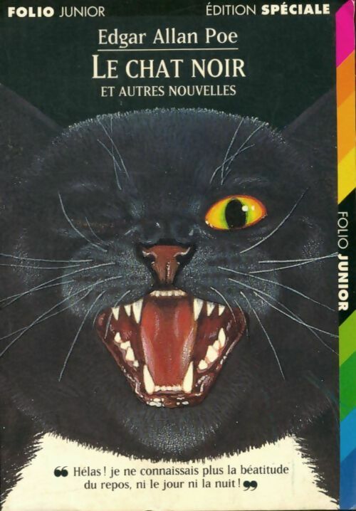 Le chat noir et autres récits fantastiques - Edgar Allan Poe -  Folio Junior - Livre