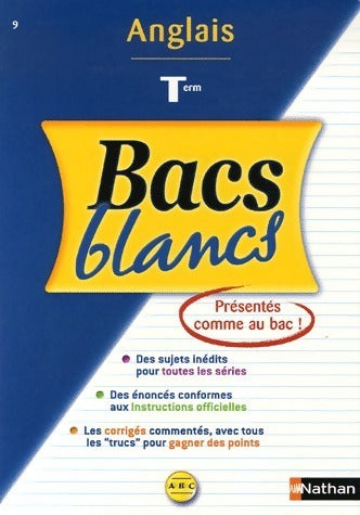 Livrenpoche : Bacs blancs anglais Terminale - Jacqueline Fromonot - Livre