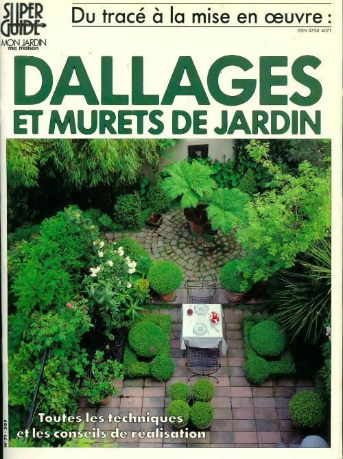 Livrenpoche : Dallages et murets de jardin - Collectif - Livre