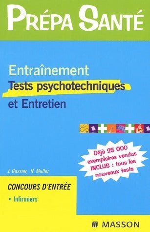 Livrenpoche : Entraînement tests psychotechniques et entretien - Jacqueline Gassier, J. Gassier - Livre