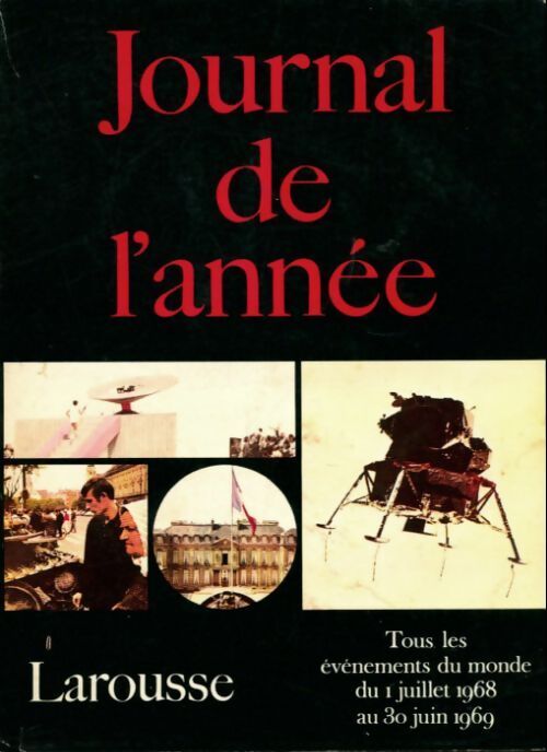 Journal de l'année 1968-1969 - Collectif - Livre
