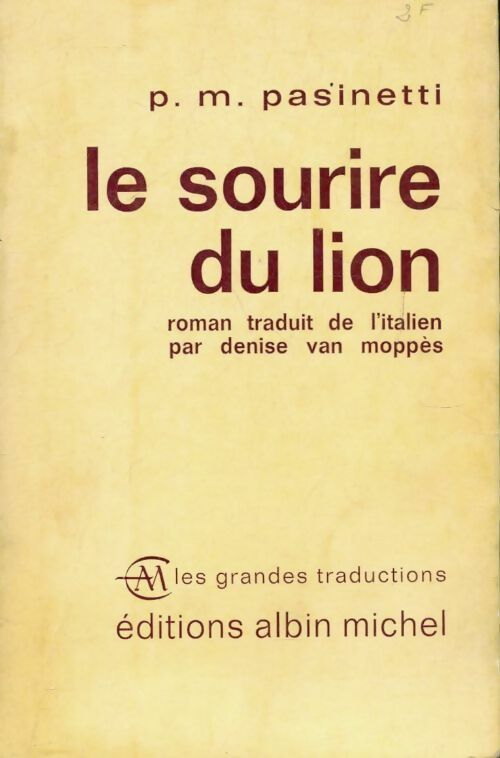 Livrenpoche : Le sourire du lion - Pier Maria Pasinetti - Livre