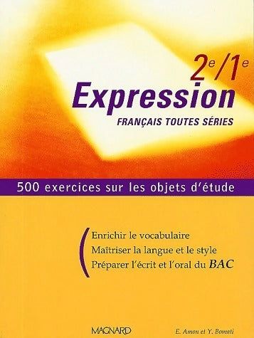 Livrenpoche : Français 2nde/1ère toutes séries expression - Yves Bomati - Livre