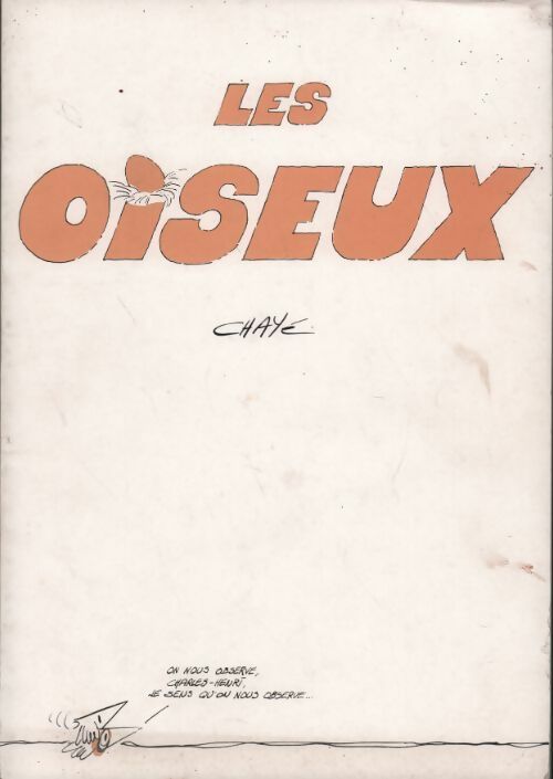 Livrenpoche : Les oiseux - Chayé - Livre