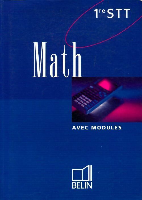 Livrenpoche : Math 1ère STT avec modules - Collectif - Livre