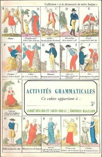 Activités grammaticales 5e - Louis Idray -  Magnard GF - Livre