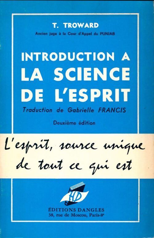 Introduction à la science de l'esprit - T. Troward - Livre