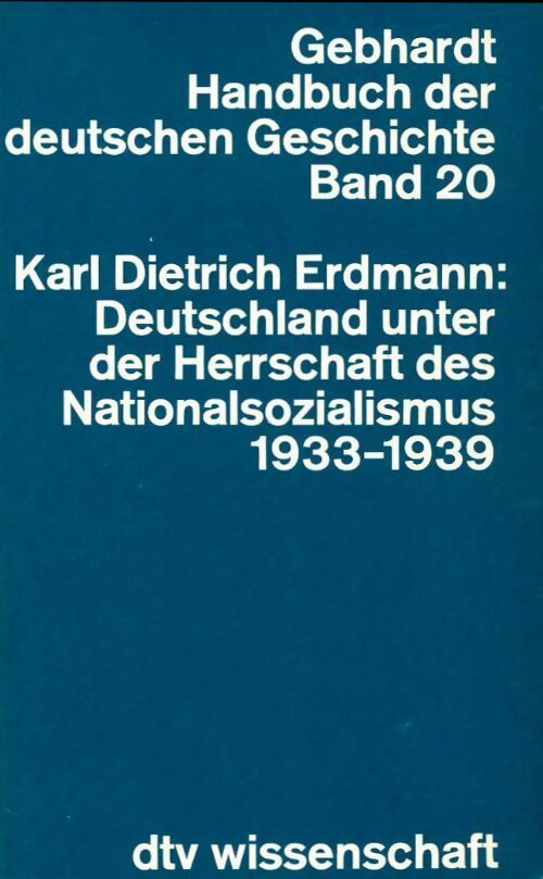 Livrenpoche : Handbuch der deutschen geschichte band 20 - Bruno Gebhardt - Livre