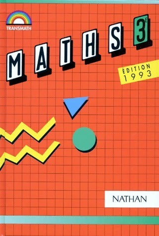 Livrenpoche : Maths 3e - Joël Malaval - Livre