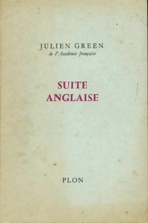 Livrenpoche : Suite anglaise - Julien Green - Livre
