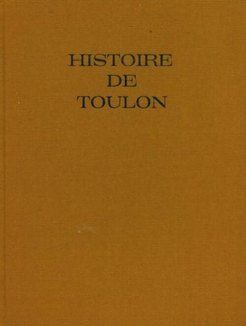 Livrenpoche : Histoire de Toulon - Maurice Agulhon - Livre