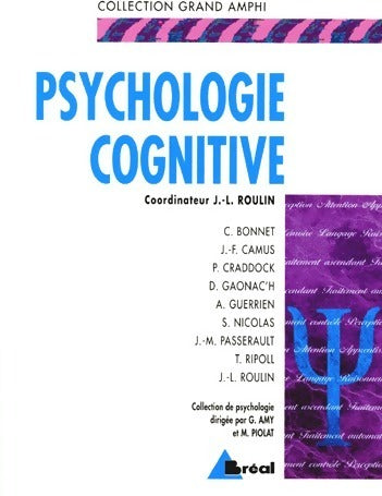 Livrenpoche : Psychologie cognitive - Collectif - Livre