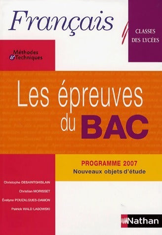 Livrenpoche : Français 2007 - Christophe Desaintghislain - Livre