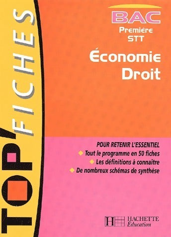 Livrenpoche : Economie droit 1ère STT - Alain Lacroux - Livre