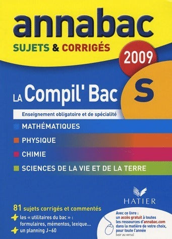 Livrenpoche : La compil' bac S. Sujets & corrigés 2009 - Richard Bréhéret - Livre
