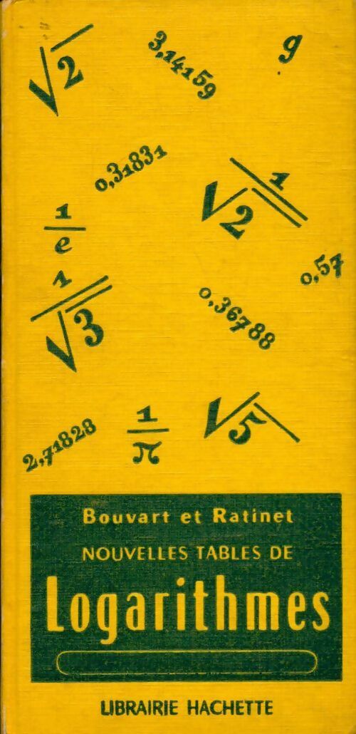 Livrenpoche : Nouvelles tables de logarithmes - Christine Bouvart - Livre