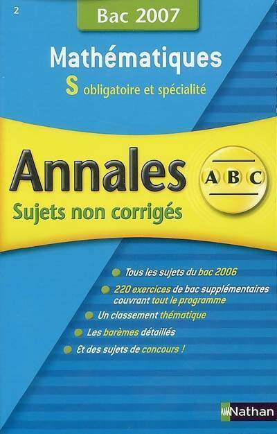 Livrenpoche : Mathématiques Terminales S sujets non corrigés 2003 - Christian Lixi - Livre