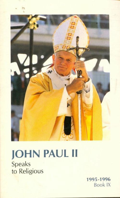 Livrenpoche : Speaks to religious book IX - John Paul II - Livre