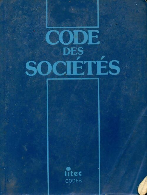 Livrenpoche : Code des sociétés  - Collectif - Livre