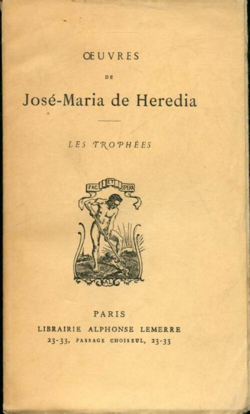 Livrenpoche : Oeuvres - José-Maria De Heredia - Livre