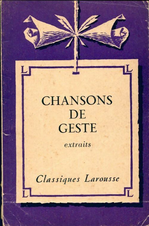 Livrenpoche : Extraits des chansons de geste - Inconnu - Livre