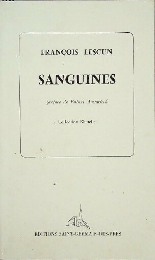 Livrenpoche : Sanguines - François Lescun - Livre