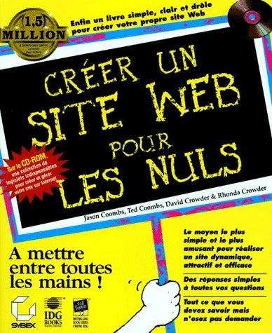 Livrenpoche : Créer un site web pour les nuls - David Crowder - Livre