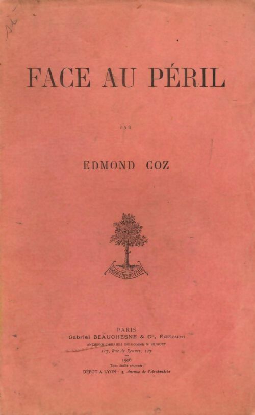 Livrenpoche : Face au péril - Edmond Coz - Livre