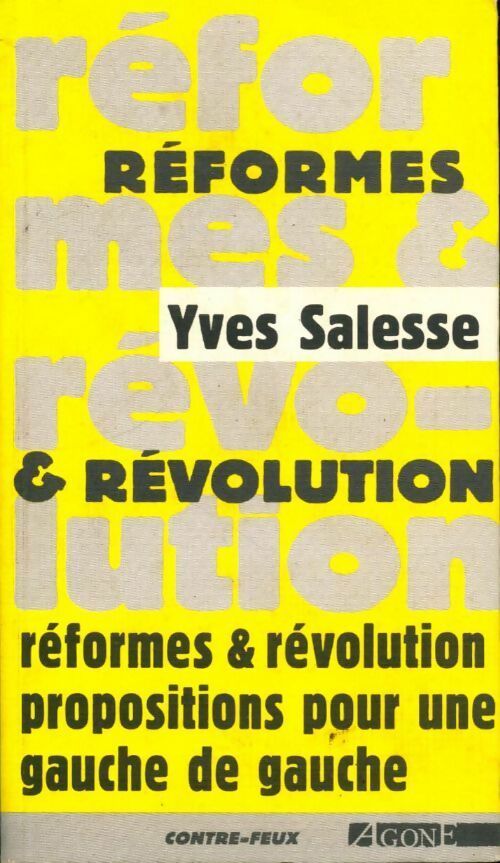 Livrenpoche : Réformes & révolution - Yves Salesse - Livre