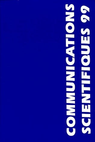Livrenpoche : Communications scientifiques 1999 - Collectif - Livre