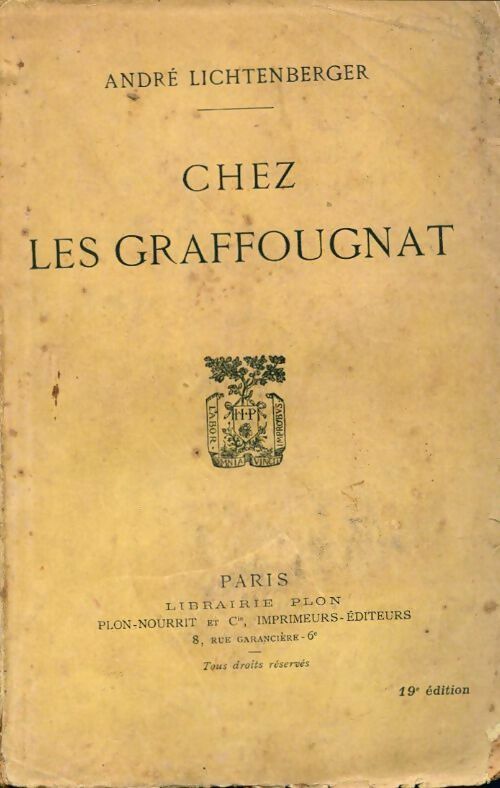 Livrenpoche : Chez les Graffougnat - André Lichtenberger - Livre