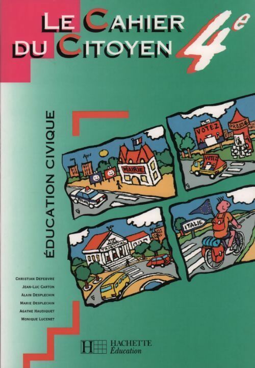 Livrenpoche : Le cahier du citoyen 4e livre du professeur - Christian Defebvre - Livre