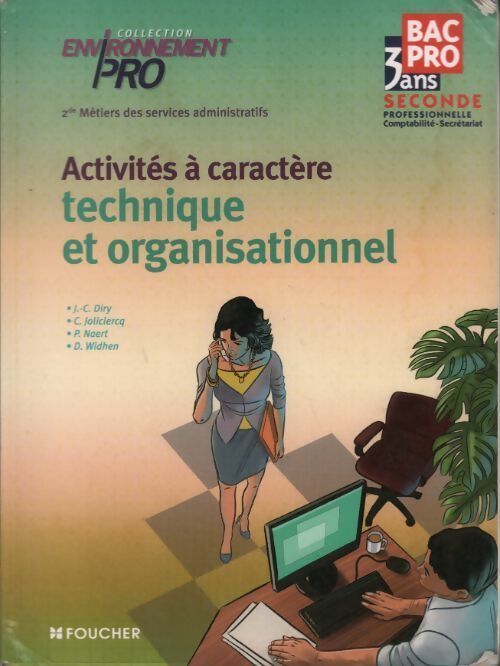 Livrenpoche : Activités à caractère technique et organisationnel - Jean-Charles Diry - Livre