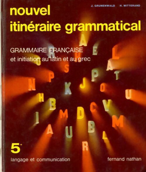 Livrenpoche : Nouvel itinéraire grammatical 5e - Collectif - Livre