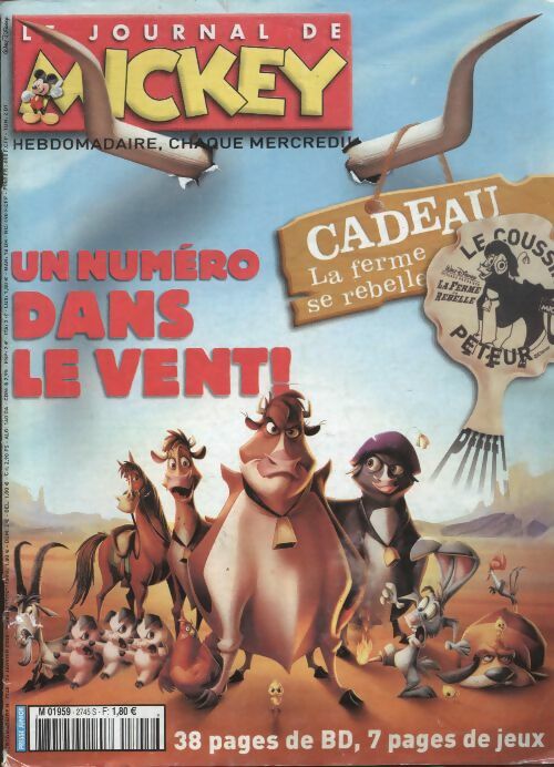 Livrenpoche : Le journal de Mickey n°2745 : Un numéro dans le vent ! - Collectif - Livre