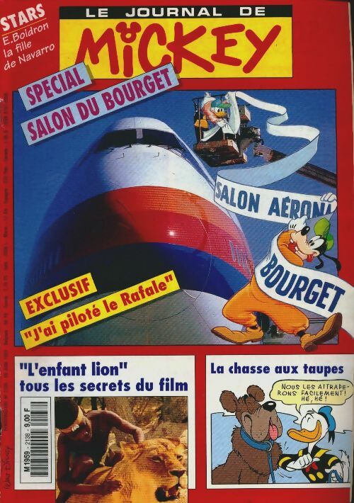 Livrenpoche : Le journal de Mickey n°2138 : Spécial Salon du Bourget - Collectif - Livre