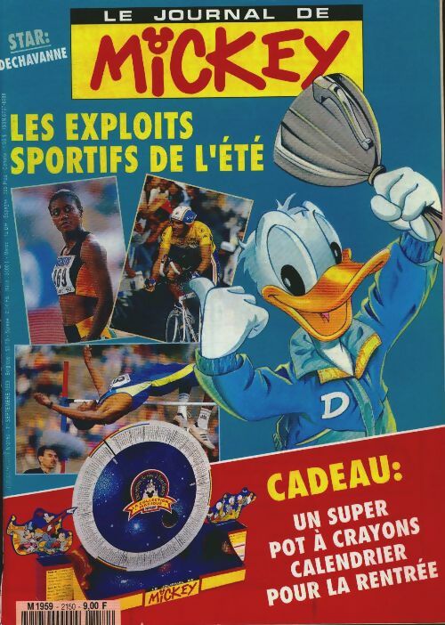 Livrenpoche : Le journal de Mickey n°2150 : Les exploits sportifs de l'été - Collectif - Livre