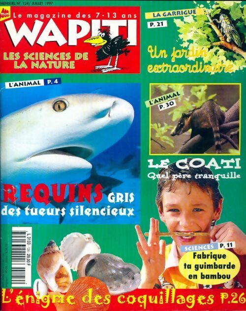 Livrenpoche : Wapiti n°124 : Requins - Collectif - Livre