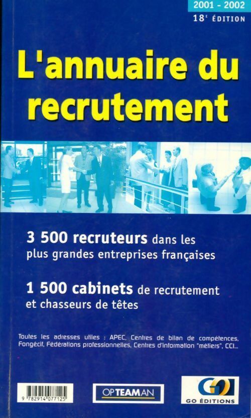 Livrenpoche : L'annuaire du recrutement 2001-2002 - Collectif - Livre