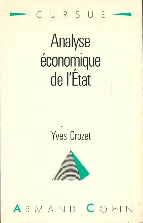 Livrenpoche : Analyse économique de l'État - Yves Crozet - Livre