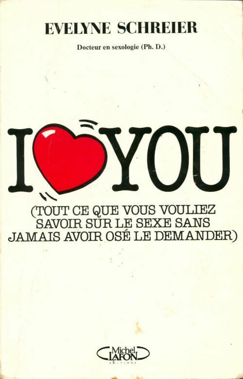 Livrenpoche : I love you - Evelyne Sara Schreier - Livre